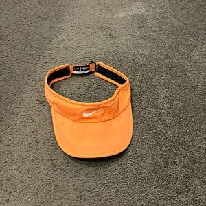 Good condition Nike dry fit neon orange visor